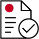 Document icon with a checkmark